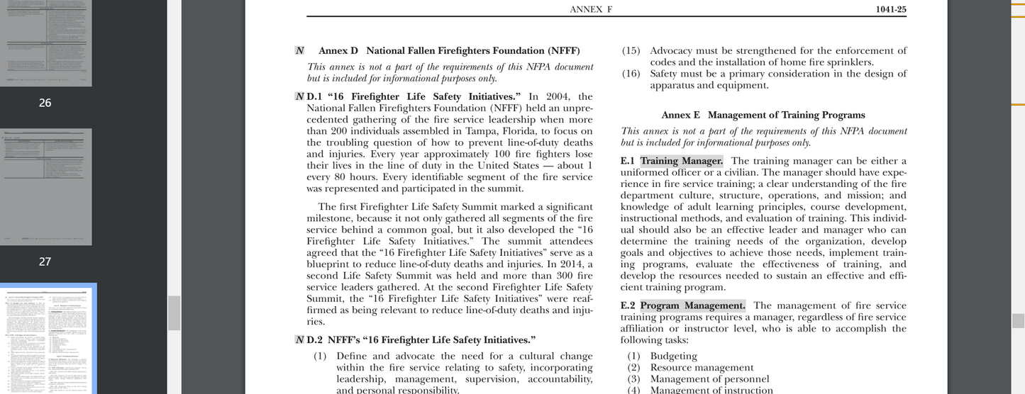 NFPA 1041 : Standard for Fire and Emergency Services Instructor Professional Qualifcations 2019 PDF searchable