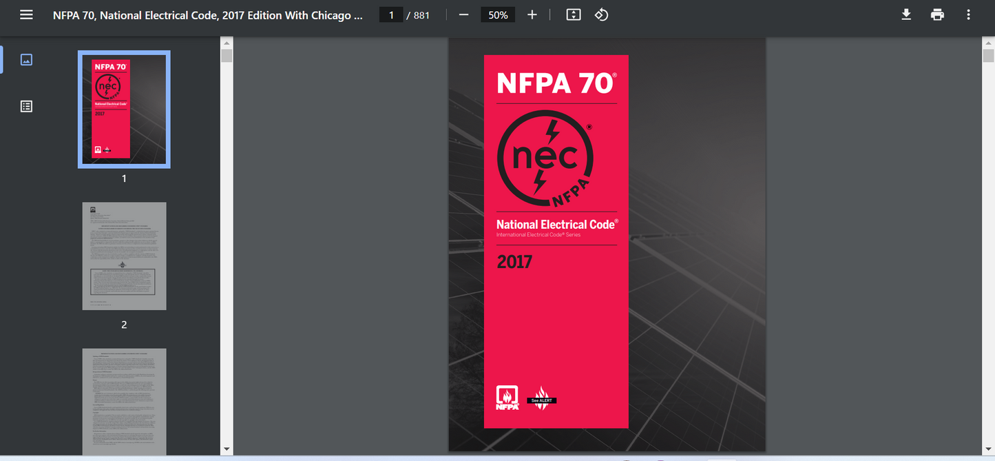 NFPA 70: National Electrical Code 2017 PDF  Searchable