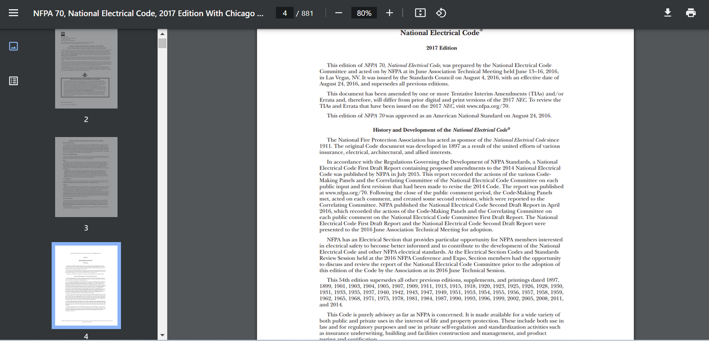 NFPA 70: National Electrical Code 2017 PDF  Searchable