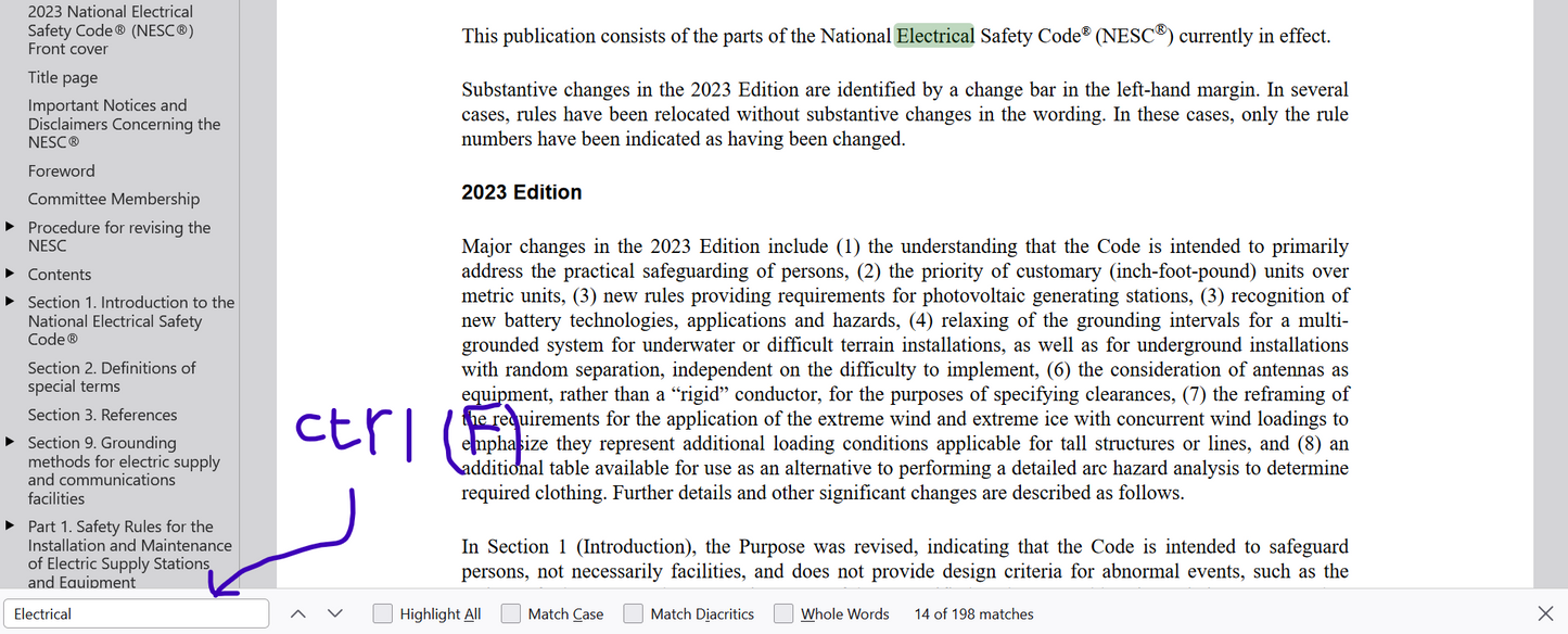 2023 National Electrical Safety Code(R) (NESC(R))  Searchable PDF