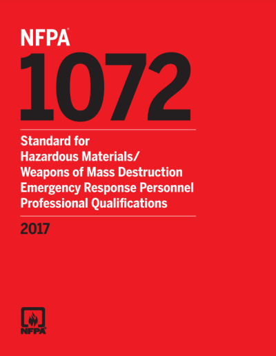 Nfpa 1072: Standard For Hazardous Materials/weapons Of Mass Destruction 2017 Searchable PDF